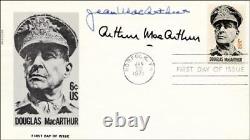 JEAN (MRS. DOUGLAS) MacARTHUR FIRST DAY COVER SIGNED WITH CO-SIGNERS