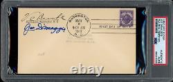 JOE DiMAGGIO Signed Autograph PSA/DNA Auto FIRST DAY COVER Envelope YEAR 1946
