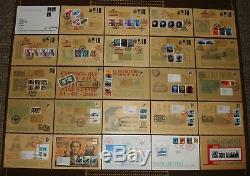 James Cauty All 24 First Day Covers (FDC's) 2004 to 2009 SUPER RARE (L-13)