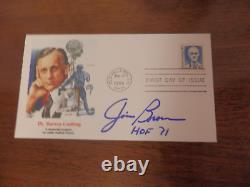 Jim Brown Cleveland Browns signed First Day cover rare