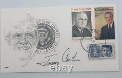 Jimmy Carter & Signed Inauguration First Day Cover Full Signature RARE POTUS