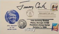 Jimmy Carter Signed Inauguration First Day Cover Full Signature RARE POTUS