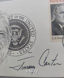 Jimmy Carter & Signed Inauguration First Day Cover Full Signature RARE POTUS