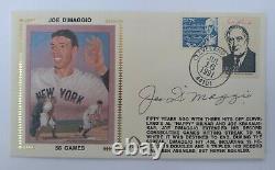 Joe DiMaggio Autograph 56 Game Hit Streak Lot Signed Gateway Cachets FDC COA
