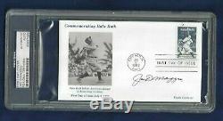 Joe DiMaggio Autographed First Day Cover New York Yankees Baseball PSA SLABBED