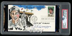 Joe Dimaggio Autographed First Day Cover PSA/DNA Authentic