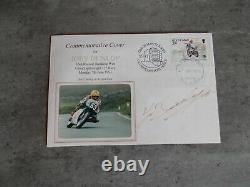 Joey Dunlop signed 1993 IOM TT First Day Cover. TT, UGP, Moto GP