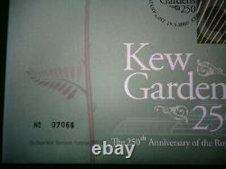 Kew Gardens 2009 50p Coin BU In Royal Mint First Day Cover