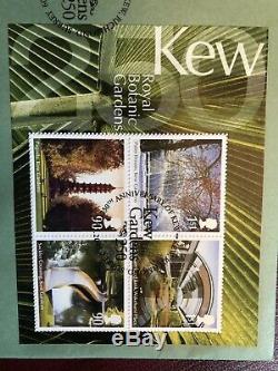 Kew Gardens 2009 Fdc With Unc 50 Pence Coin
