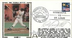 Kirby Puckett Beckett Certified Signed 1987 First Day Cover Autographed Hof