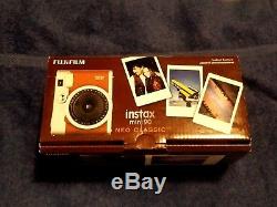 LOOK Fujifilm Instax Mini 90 Neo Classic InstantFilm CameraBROWN, USA New other