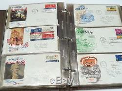 LOT OF 70 pcs 1970-76 COMMEMORATIVE ENVELOPES FIRST DAY ISSUE STAMP ALBUM $700+