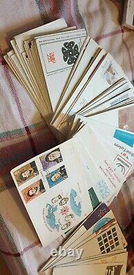 Large bundle 1000+ First Day Covers FDC GB Used Postage Stamps Collection mint