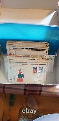 Large bundle 1000+ First Day Covers FDC GB Used Postage Stamps Collection mint