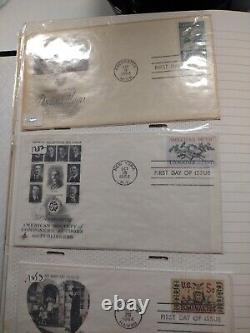 Lot First Day Covers #1054a To 1280a Full Binder 1950s- 60s Roughly 226 Covers