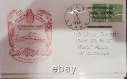 Lot of 20 A. N. C. S US Navy Submarine First Day Cover FDC1939-1940
