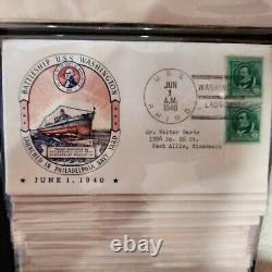 Lot of 20 A. N. C. S US Navy Submarine First Day Cover FDC1940-1941