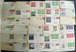 Lot of 265 1920's-1941 mixed cachet First Day covers many better