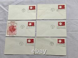 Lot of 35 World's Fair Stamp Covers First Day of Issue 1939- 1980
