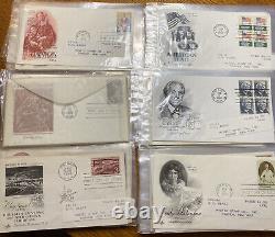 Lot of 60+ Postal First Day Issue Covers 1950's 60's 70's & 80's Collection