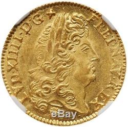 Louis XIV Louis d'or à l'écu 1691 N Montpellier NGC MS64 FDC état exceptionnel