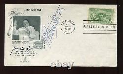 Luis Munoz Marin, First Puerto Rico Elected Governor, Signed Election Fdc Lv1812