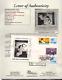 MICKEY MANTLE & TERESA BREWER Signed Auto L. E. 1991 First Day Cover JSA? LOA
