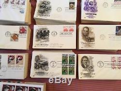 Massive Quality First Day Covers Hoard 2,100 Collection Artcraft Fleetwood Fdc