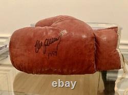 Max Schmeling Signed Vintage Glove 1954 & First Day Cover Joe Louis (PSA)