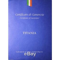 Medaglia Titania per Anno 2000 Oro Titanio e Diamanti (IPSZ) FDC LOT2080