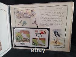 Michael Warren's Birds of America First Day Covers Artist Sketchbook FDC Stamps
