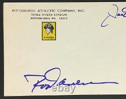 Mickey Mantle Joe Dimaggio ++ Multi Signed Pittsburgh Pirates 1st Day Cover