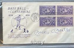 Mickey Mantle Signed 1939 Centennial First Day Cover. PSA