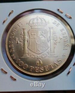 Moneda De Oro 100 Pesetas 189762 Alfonso XIII Sin Circular -fdc-only 6000