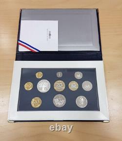 Monnaie de Paris Coffret BE Belle Epreuve PROOF 11 pièces 1992