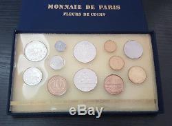 Monnaie de Paris Coffret FDC Fleur de Coin 12 pièces 1987