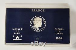 Monnaie de Paris Coffret FDC Fleurs de Coins 12 pièces 1984