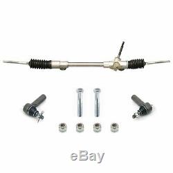 Mustang II Manual Steering Rack and Pinion with Tie Rod Ends and Hardware car