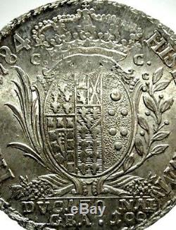 NAPOLI (Ferdinando IV) 100 Grana 1784-RR, SPL+(/)FDC