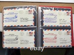 NASA SPACE SHUTTLE First Day Covers 1970's Stamps Lot of 104 Covers in Binder