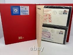NASA SPACE SHUTTLE First Day Covers 1970's Stamps Lot of 104 Covers in Binder