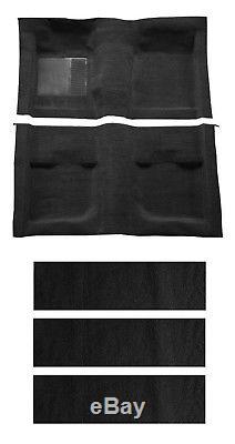 NEW! 1965-1968 Ford Mustang BLACK Carpet Set Front, Rear Fastback with Fold Down