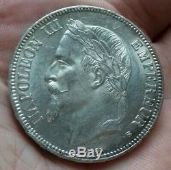 Napoléon III 5 Francs 1870 BB strasbourg SPL/FDC