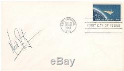 Neil Armstrong Signed First Day Cover Honoring Project Mercury 1962 withCOA