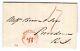 New York NY Stampless Letter to Providence RI Restored Rate 1816