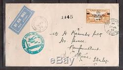 Newfoundland #C18 Very fine Used On First Day Cover To Harbour Grace NFLD