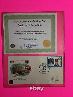 Nolan Ryan 1988 Grenada signed first day cover Astros envelope and stamp WithCOA