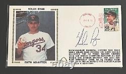 Nolan Ryan Bgs Coa Certified Authentic Autograph Auto First Day Covers (3)