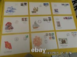 Norwegian and USA First Day Covers (Stamps) from 1990 1999 (Lot Collection)