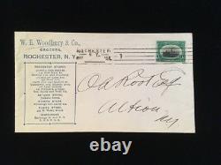 Ny Rochester 1901 Cover Woodbury Grocer CC #295 No Day In Cancel Possible Fdc